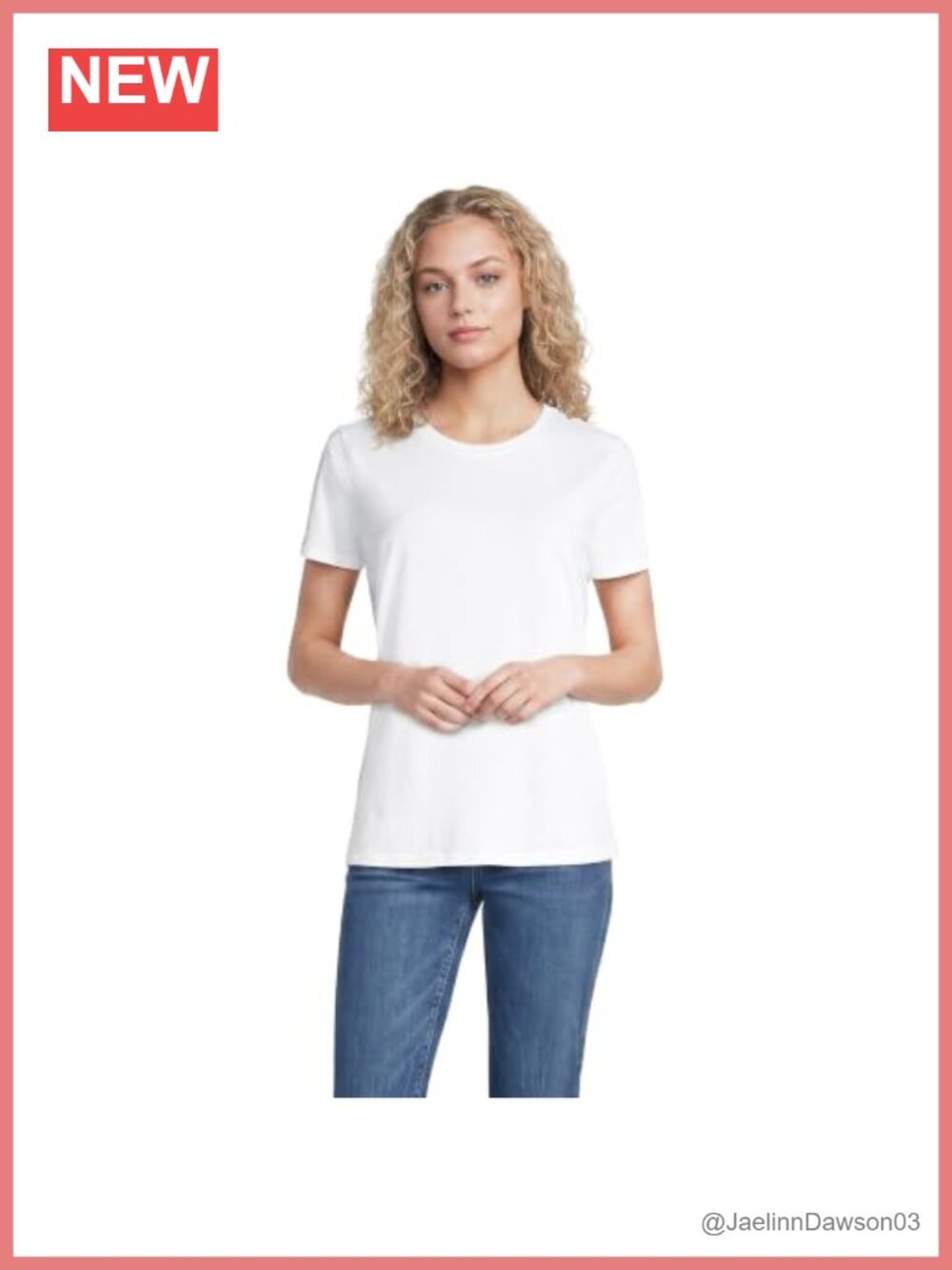 Supima Cotton Crew Neck Relaxed Fit Tee Short Sleeve